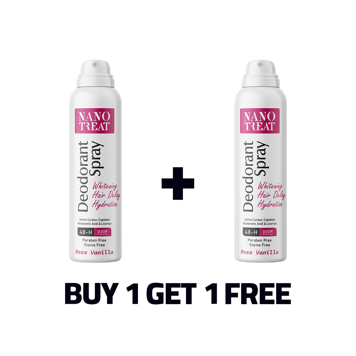 Deodorant Whitening Spray Rose Vanilla