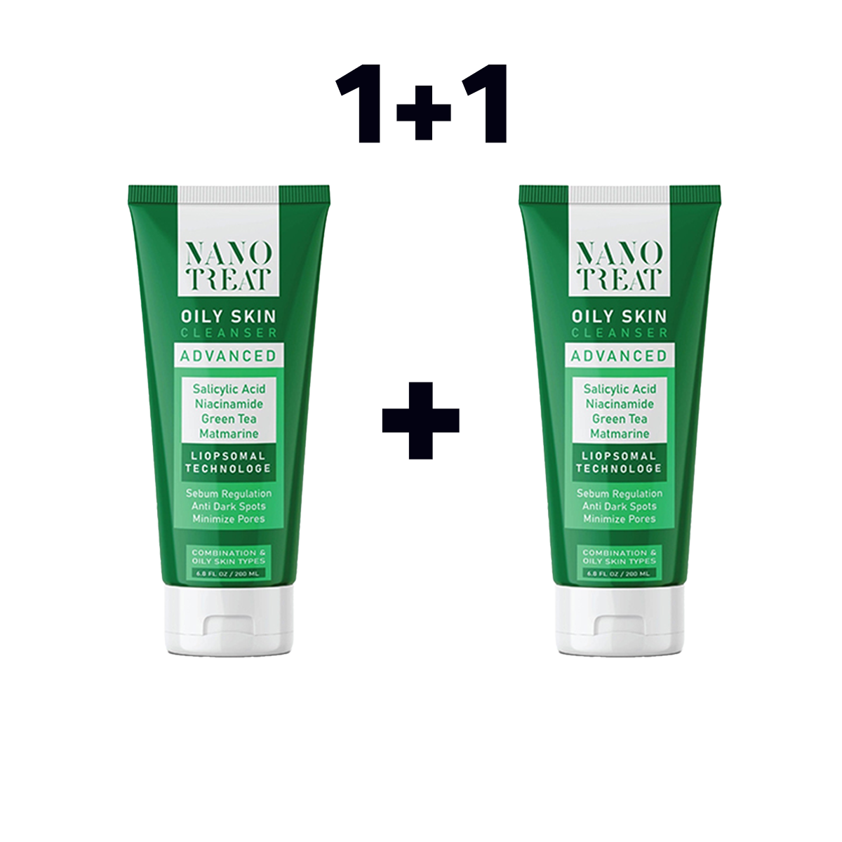 Nanotreat Oily Skin Cleanser Offer 1+1 Free