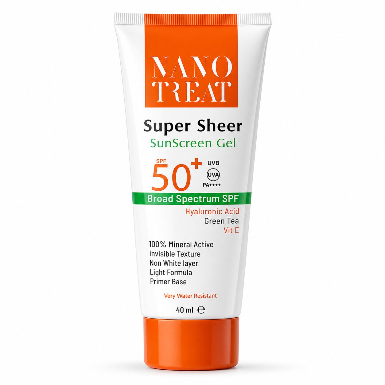 Sunscreen Super Sheer Transparent Gel SPF 50+