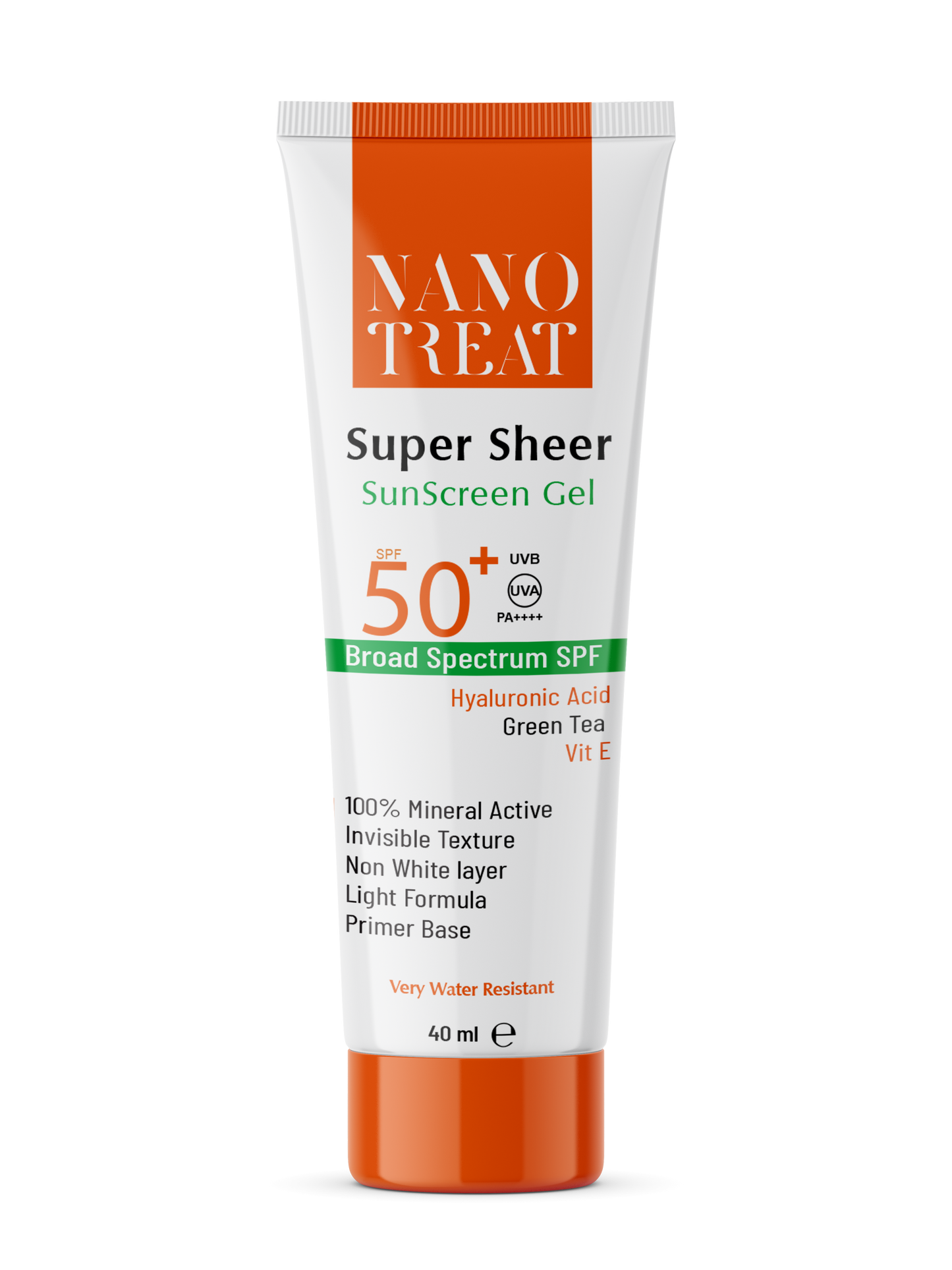 Sunscreen Super Sheer Transparent Gel SPF 50+